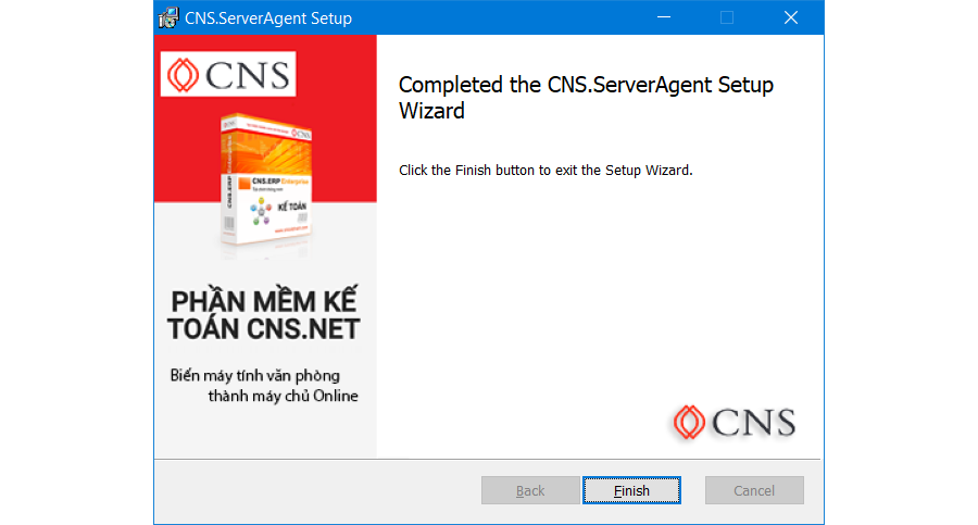 Bộ cài CNS.WebService dành cho phần mềm kế toán Online CNS.Cloud